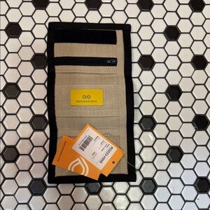 NWT Rawganique Beige and Black Wallet